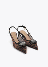 SAPATO LOLA CASADMNT SALTO ALTO REDE ANIMAL PRINT - Carla Valente