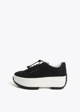 TÉNIS LOLA CASADMNT SOLA TRANSPARENTE E BRILHOS - Carla Valente