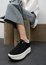 TÉNIS LOLA CASADMNT SOLA TRANSPARENTE E BRILHOS - Carla Valente