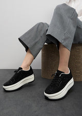 TÉNIS LOLA CASADMNT SOLA TRANSPARENTE E BRILHOS - Carla Valente