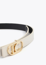 CINTO LOLA CASADMNT FINO REVERSÍVEL FIVELA OVALADA - Carla Valente