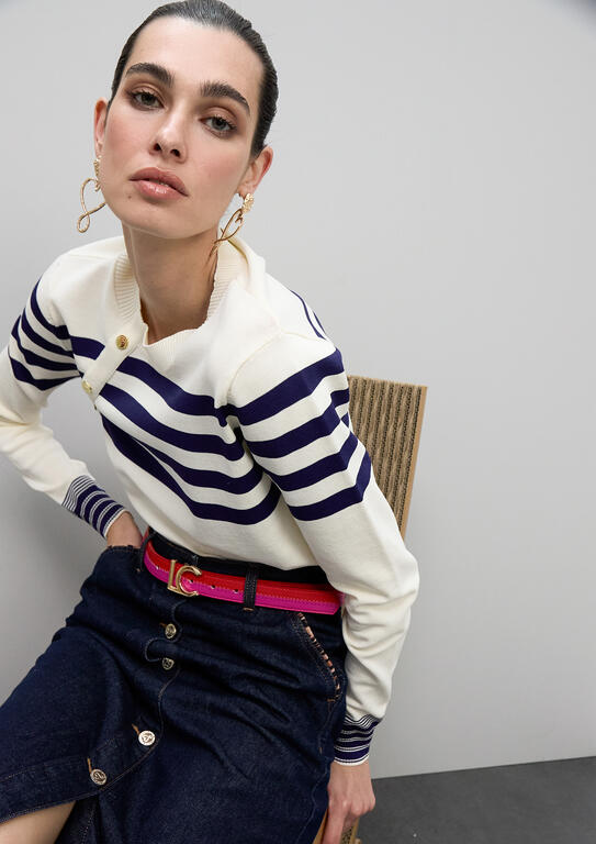 CINTO LOLA CASADMNT BICOLOR LOGO LC - Carla Valente