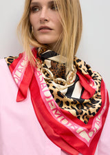 LENÇO LOLA CASADMNT ACETINADO RISCAS E LEOPARDOS - Carla Valente