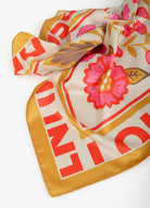 LENÇO LOLA CASADMNT ACETINADO FLORAL E TIGRES - Carla Valente
