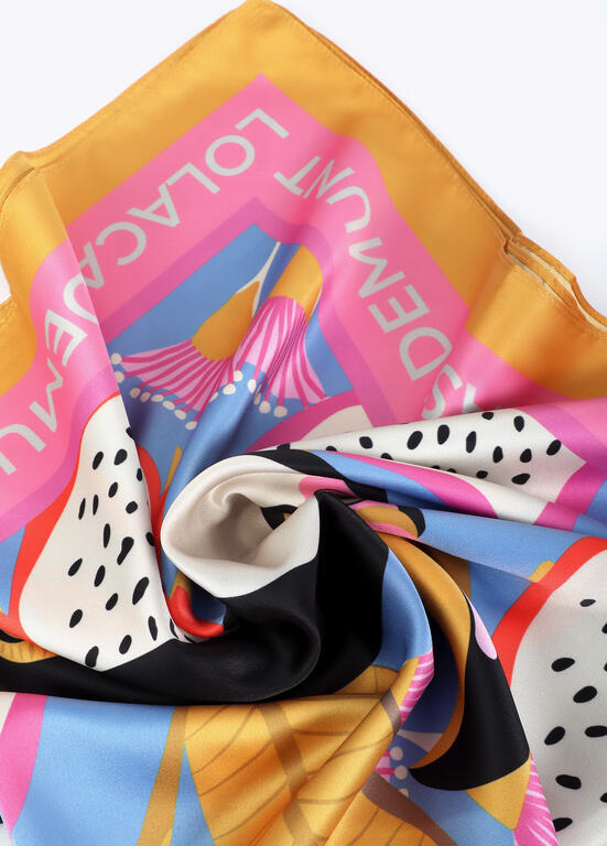 LENÇO LOLA CASADMNT ESTAMPA TROPICAL - Carla Valente