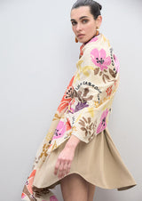 LENÇO LOLA CASADMNT MOTIVOS FLORAIS E AVES - Carla Valente