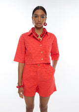 BERMUDA LOLA CASADMNT SARJA LOGO JACQUARD LC - Carla Valente