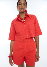 BERMUDA LOLA CASADMNT SARJA LOGO JACQUARD LC - Carla Valente