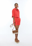 BERMUDA LOLA CASADMNT SARJA LOGO JACQUARD LC - Carla Valente