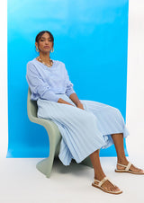 SAIA LOLA CASADMNT PLISSADA ASSIMETRICA - Carla Valente