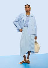 SAIA LOLA CASADMNT PLISSADA ASSIMETRICA - Carla Valente