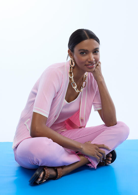 CARDIGAN LOLA CASADMNT PONTO PLISSADO - Carla Valente