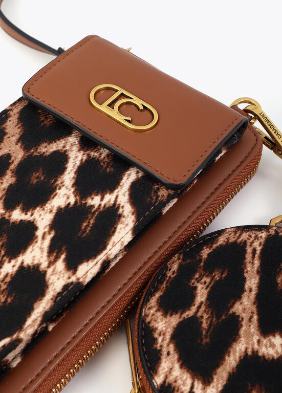 BOLSA LOLA CASADMNT TELEMOVEL ANIMAL PRINT - Carla Valente