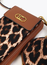 BOLSA LOLA CASADMNT TELEMOVEL ANIMAL PRINT - Carla Valente