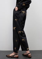 JOGGER LOLA CASADMNT ACETINADO LEOPARDO - Carla Valente