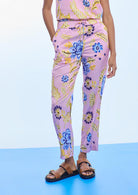 JOGGER LOLA CASADMNT ACETINADO FLORAL - Carla Valente