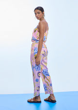 JOGGER LOLA CASADMNT ACETINADO FLORAL - Carla Valente