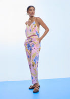 JOGGER LOLA CASADMNT ACETINADO FLORAL - Carla Valente