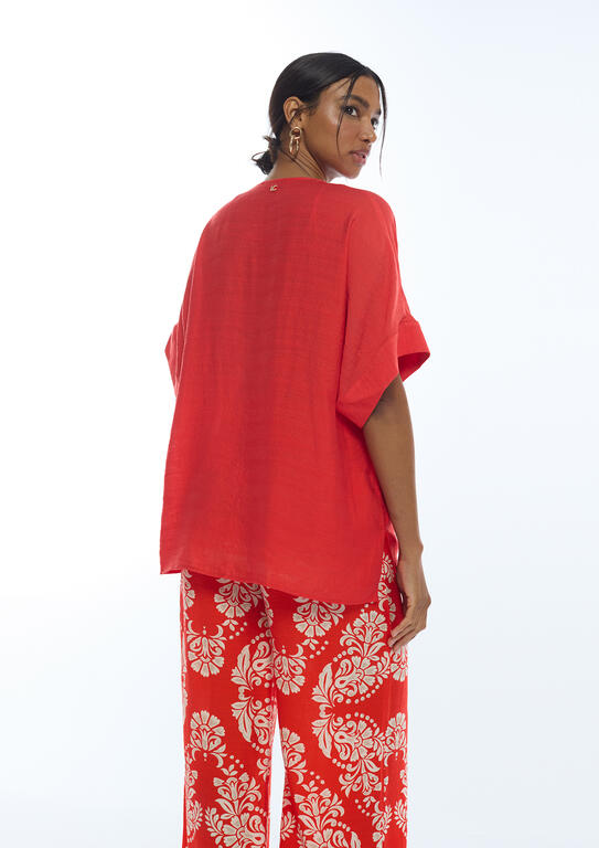 CULOTTE LOLA CASADEMUNT FLUIDO ESTAMPADO PAISLEY - Carla Valente