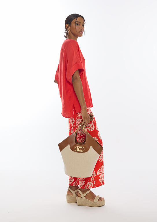 CULOTTE LOLA CASADEMUNT FLUIDO ESTAMPADO PAISLEY - Carla Valente