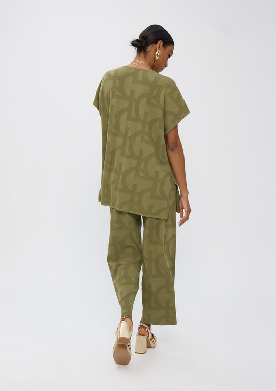 CALÇA LOLA CASADMNT TRICOT JACQUARD LC - Carla Valente