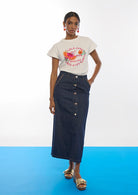 T-SHIRT LOLA CASADMNT DE PAPAGAIO COM PENAS - Carla Valente