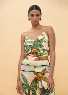 TOP LOLA CASADMNT DE ALÇAS COM ESTAMPADC - Carla Valente