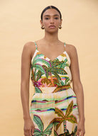 TOP LOLA CASADMNT DE ALÇAS COM ESTAMPADC - Carla Valente