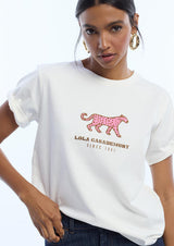 T-SHIRT LOLA CASADMNT LEOPARDO PERFIL - Carla Valente