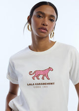T-SHIRT LOLA CASADMNT LEOPARDO PERFIL - Carla Valente