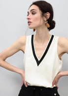 TOP LOLA CASADMNT DEC EM V TRICOT - Carla Valente
