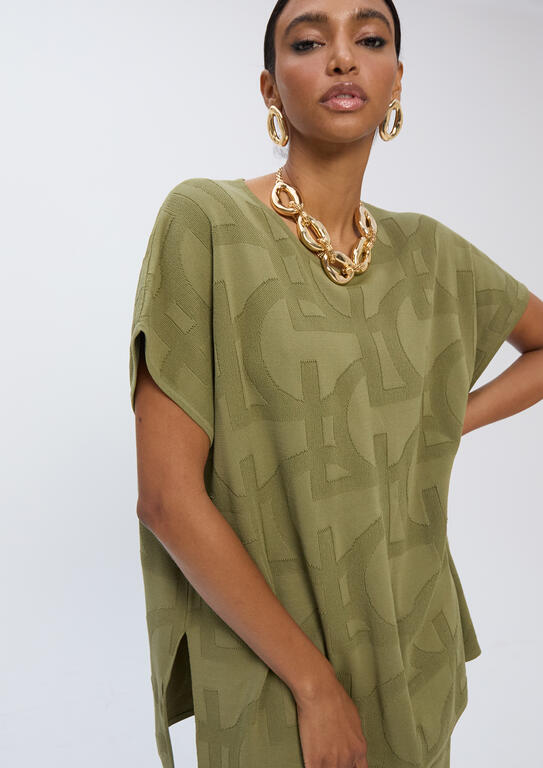 T-SHIRT LOLA CASADMNT TRICOT JACQUARD LC - Carla Valente