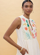 VESTIDO LOLA CASADEMNT COM VOLANTES DE PAPAGAIO - Carla Valente