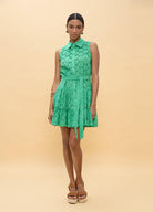 VESTIDO LOLA CASADEMUNT CURTO BABADOS BORDADO SUÍÇO - Carla Valente