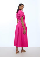VESTIDO LOLA CASADMNT MIDI COM SAIA EVASÉ - Carla Valente