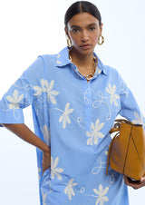 VESTIDO LOLA CASADMNT CAMISEIRO BORDADOS - Carla Valente