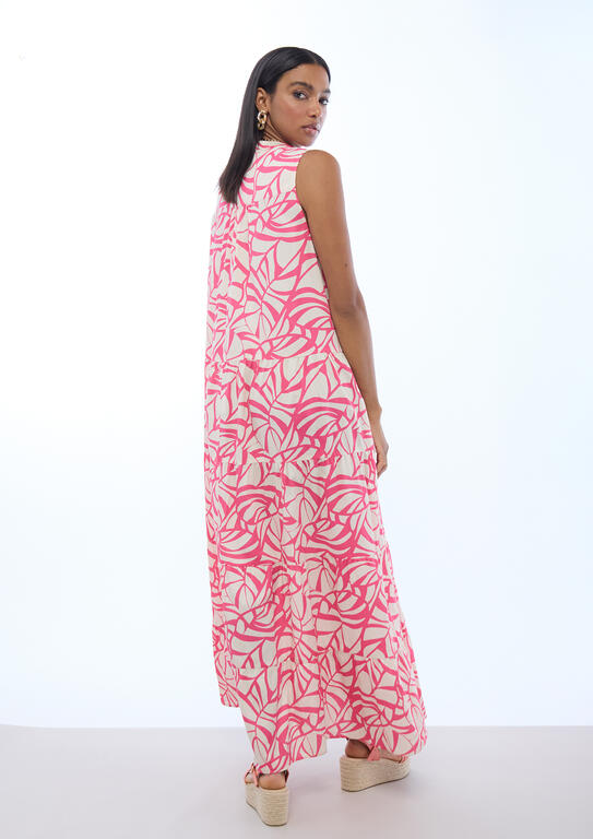 VESTIDO LOLA CASADEMUNT VOLUMOSO ESTAMPA FOLHAS DEC V - Carla Valente