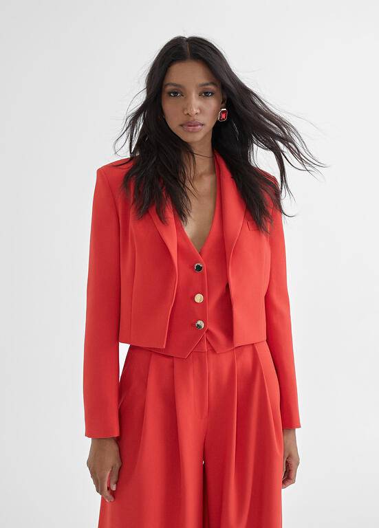 BLAZER MAITE CROPPED - Carla Valente