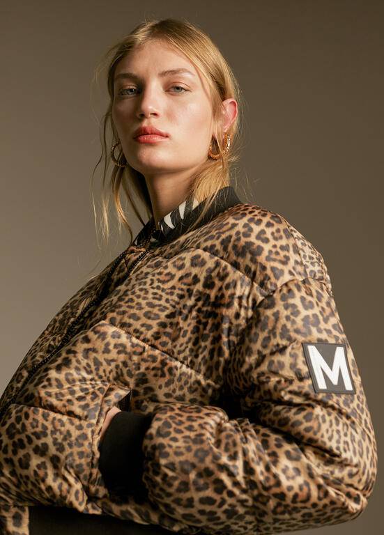 ANORAQUE MAITE CURTO ACOLCHOADO ANML PRT - Carla Valente