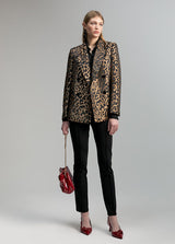 BLAZER MAITE JACQUARD ANML PRINT