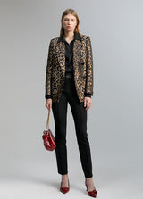 BLAZER MAITE JACQUARD ANML PRINT