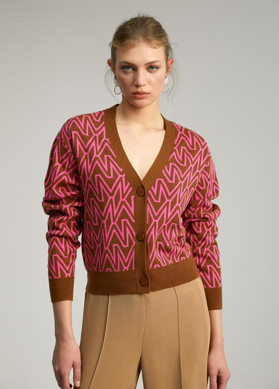 CARDIGAN MAITE CURTO MONOGRAMA