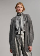CARDIGAN MAITE LONGO C/BRILHANTES - Carla Valente