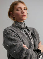 CARDIGAN MAITE LONGO C/BRILHANTES - Carla Valente