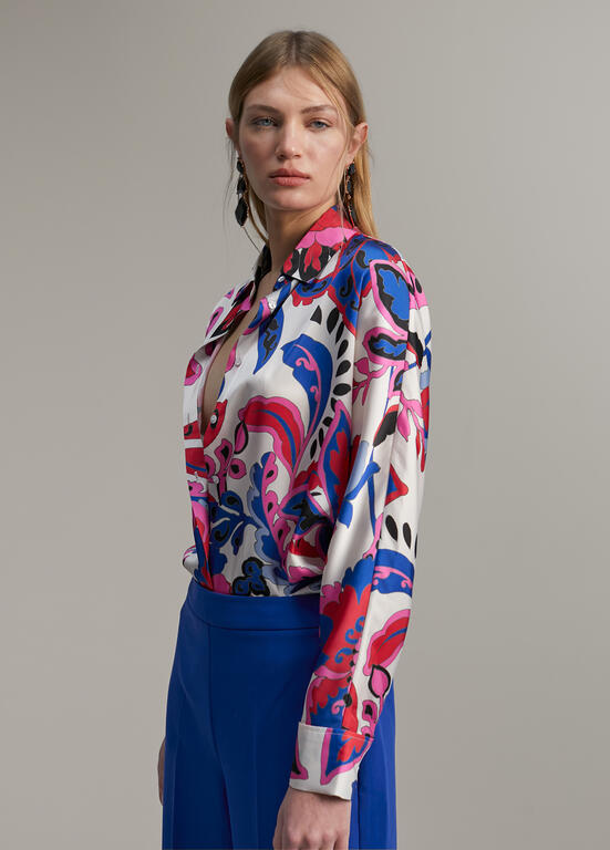 CAMISA MAITE ESTAMPA PAISLEY ROSA