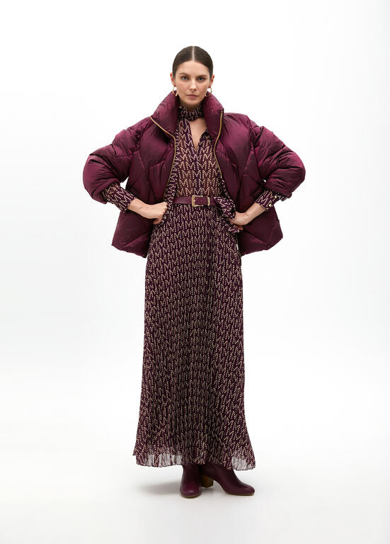 ANORAQUE MAITE CURTO ACOLCHOADO METALIZADO - Carla Valente