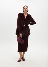 COLETE MAITE LONGO DE FAKE FUR FORRO LOO - Carla Valente