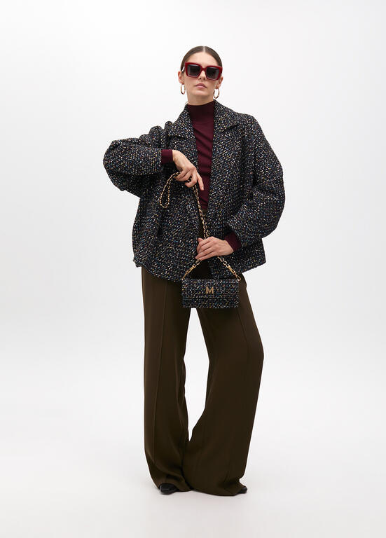 CASACO MAITE OVERSIZE DE TWEED - Carla Valente