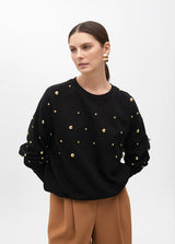 CAMISOLA MAITE DECOTE REDONDO COM APLICAÇÕES - Carla Valente