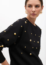 CAMISOLA MAITE DECOTE REDONDO COM APLICAÇÕES - Carla Valente